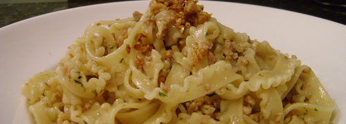 Chicken, Walnut and Tarragon Pasta